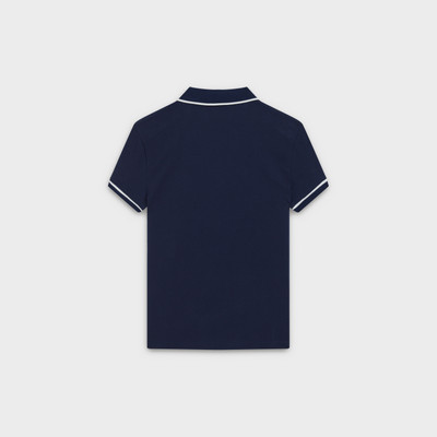 CELINE 'TRIOMPHE' POLO IN COTTON PIQUÉ outlook