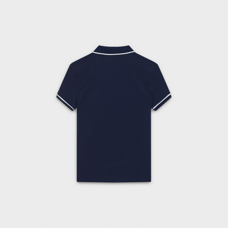 CELINE 'TRIOMPHE' POLO IN COTTON PIQUÉ outlook