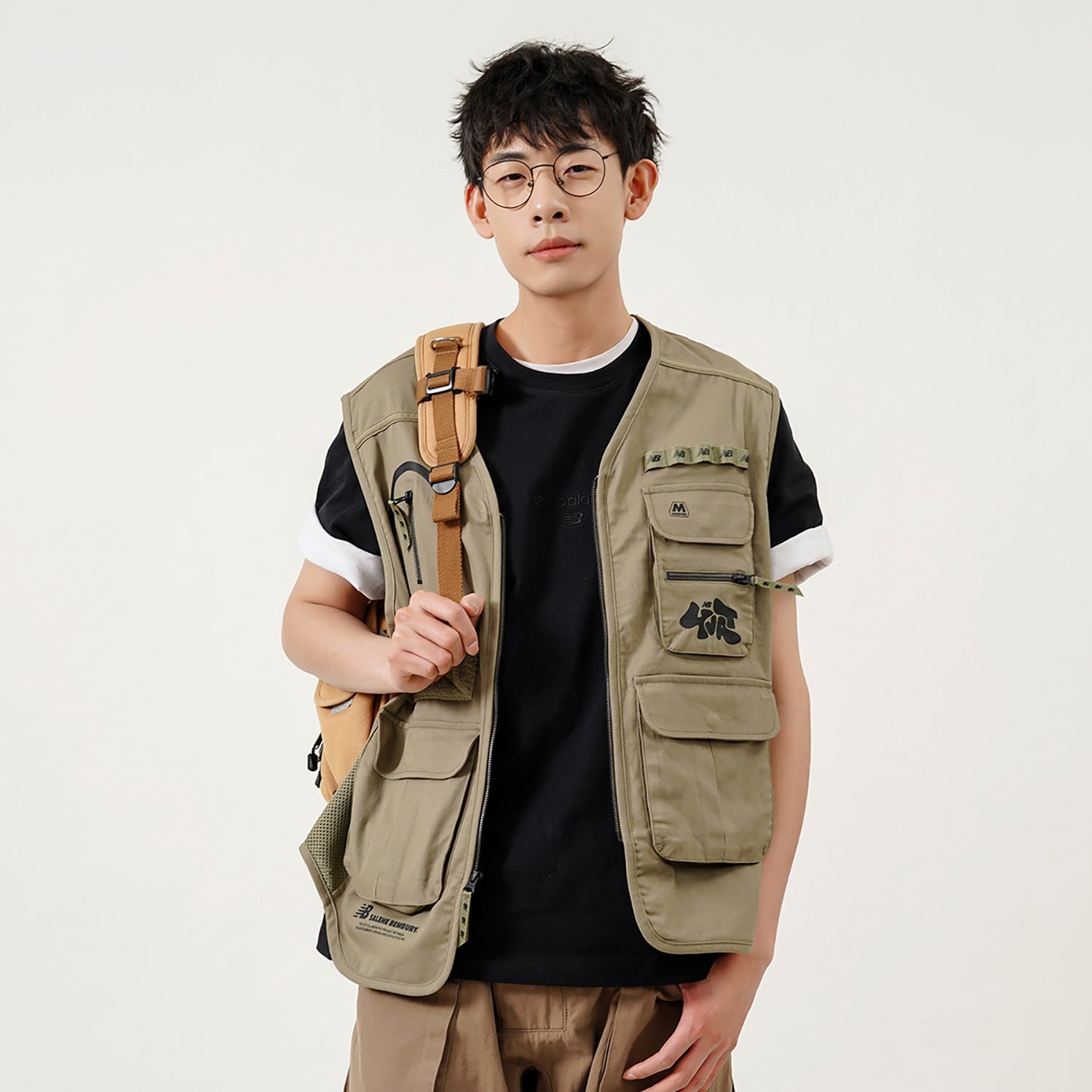 New Balance x Salehe Bembury Yurt Utility Vest 'Khaki' MV11563-CGN - 3