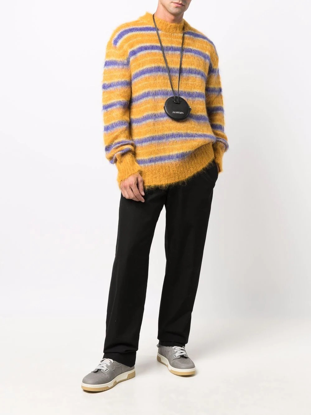 striped knitted jumper - 2