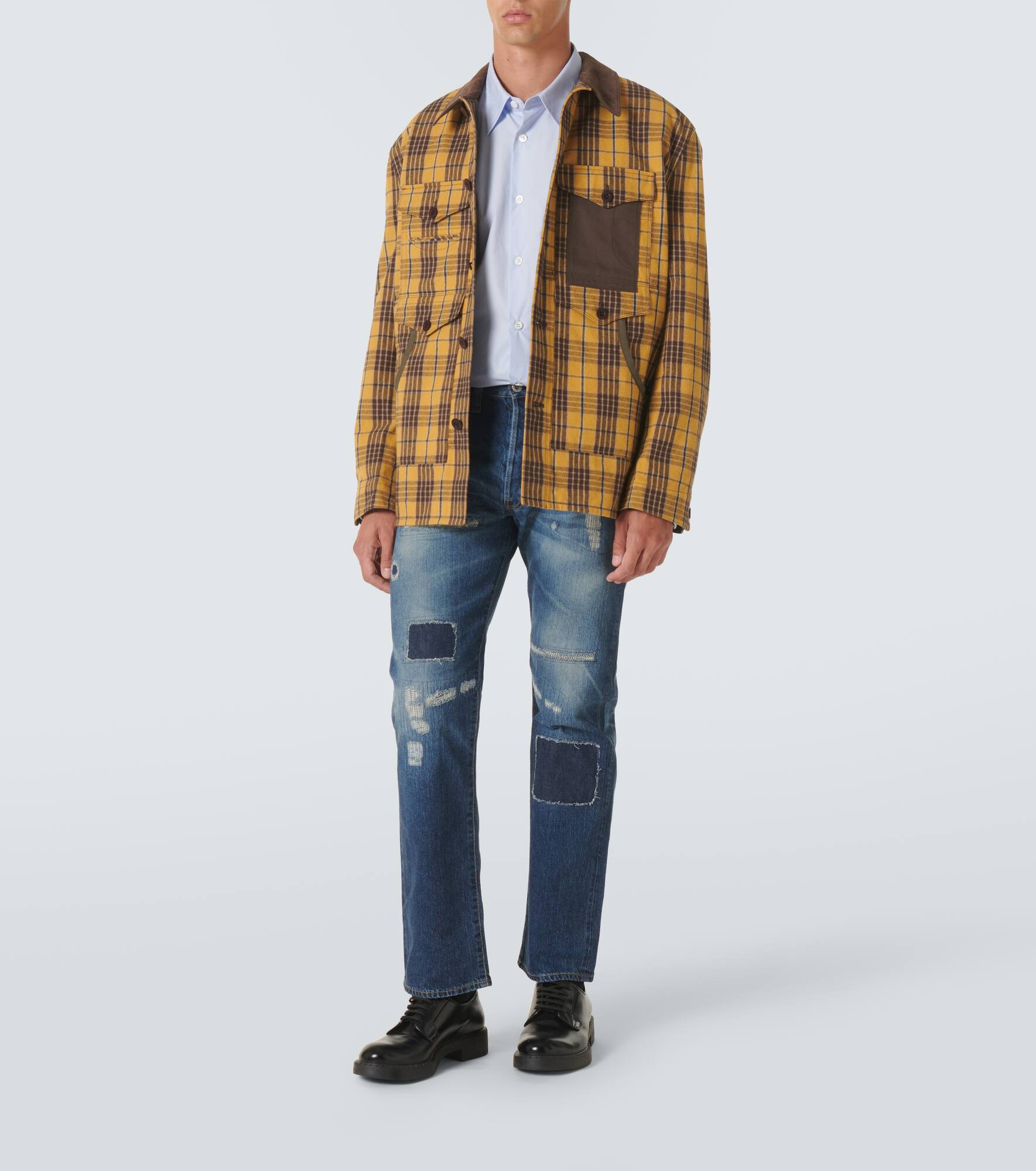 Distressed straight jeans - 2