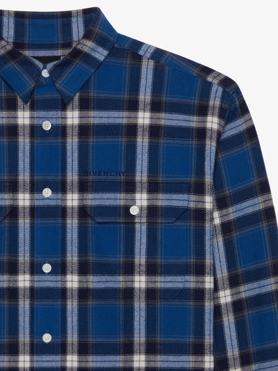 Givenchy CHECKED SHIRT IN COTTON outlook