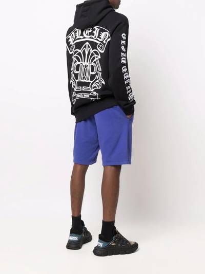 PHILIPP PLEIN logo-print hoodie outlook