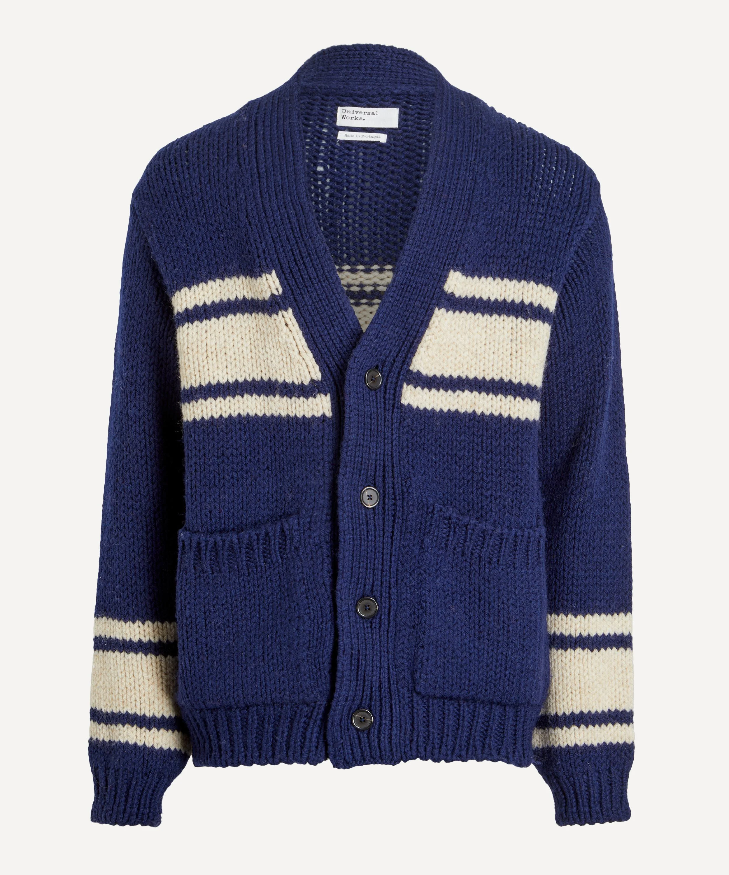 Navy Langdale Cardigan - 1