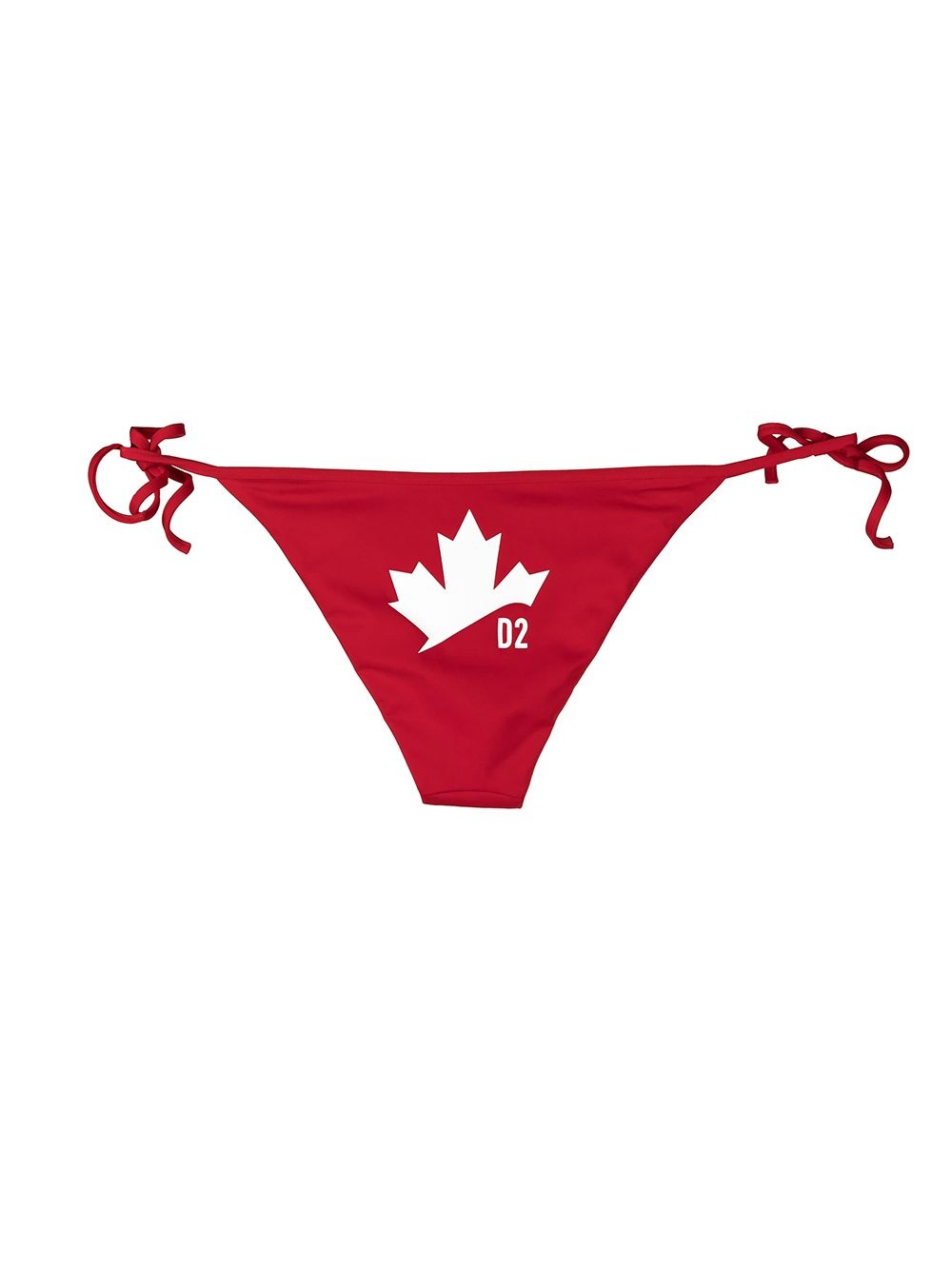 maple leaf-print bikini briefs - 4