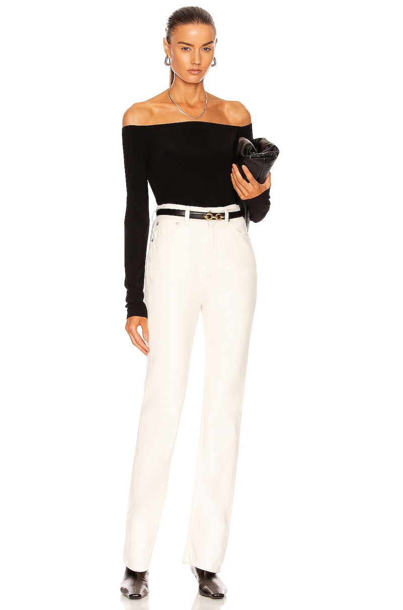 NORMA KAMALI Long Sleeve Off Shoulder Top outlook