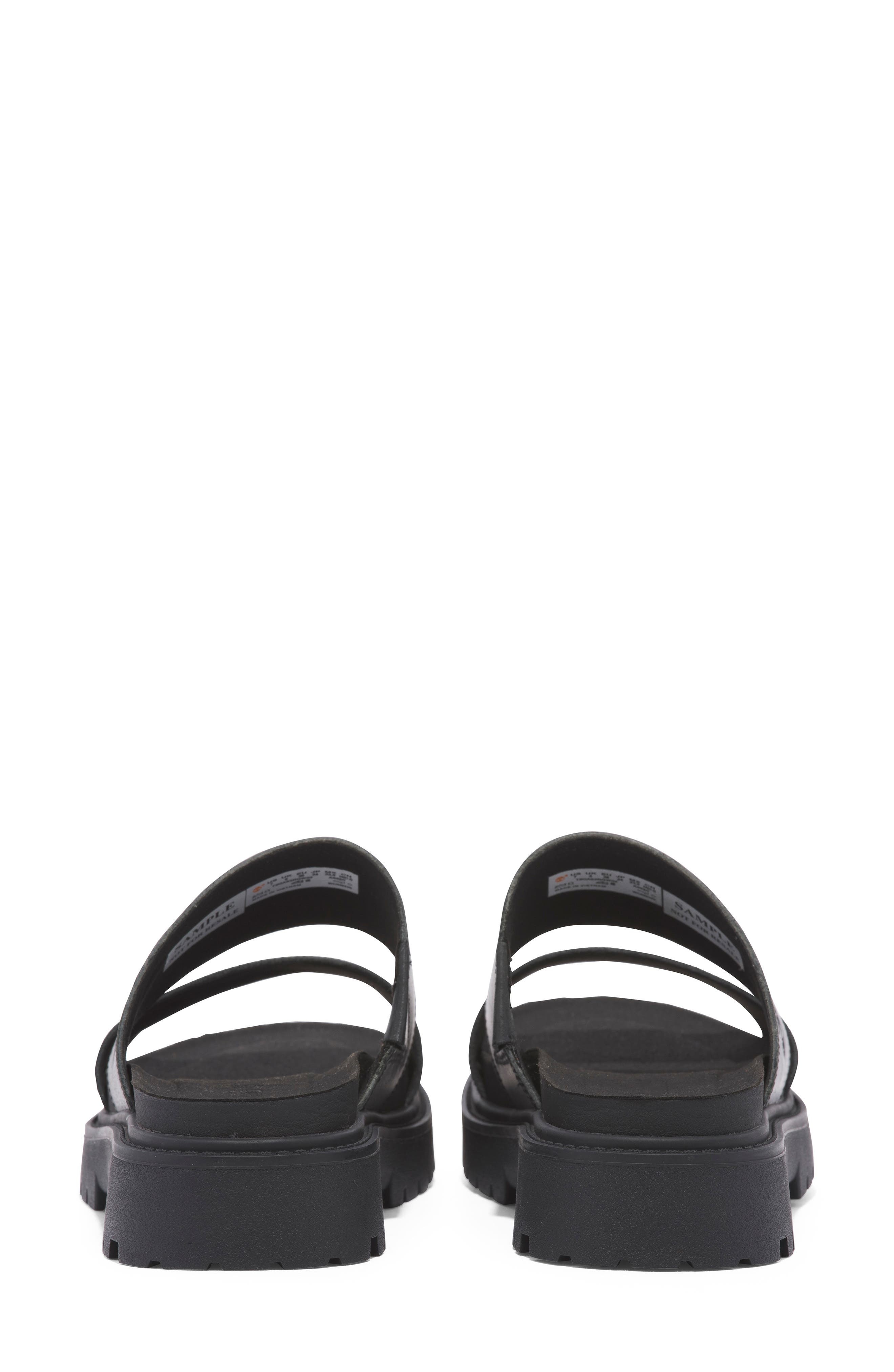 Timberland Clairemont Way Slide Sandal in Black Full Grain at Nordstrom - 5