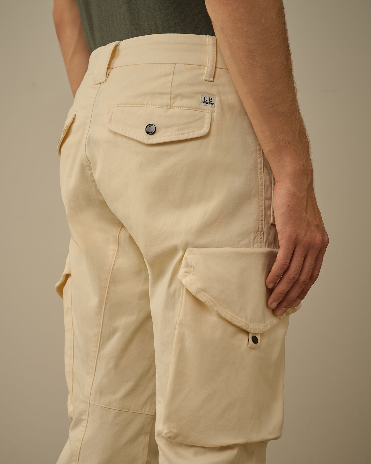 Stretch Sateen Ergonomic Lens Cargo Pants - 6