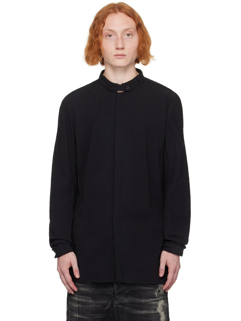 Black Object-Dyed Shirt 1