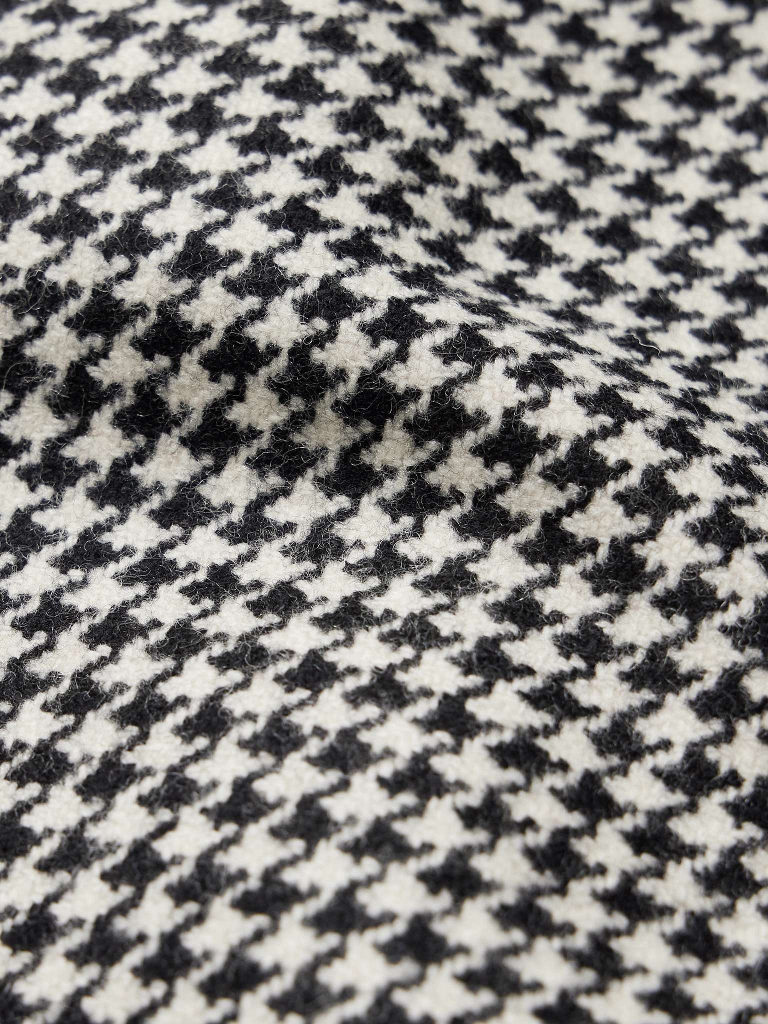 Slim-Fit Double-Breasted Houndstooth Wool Coat - 5