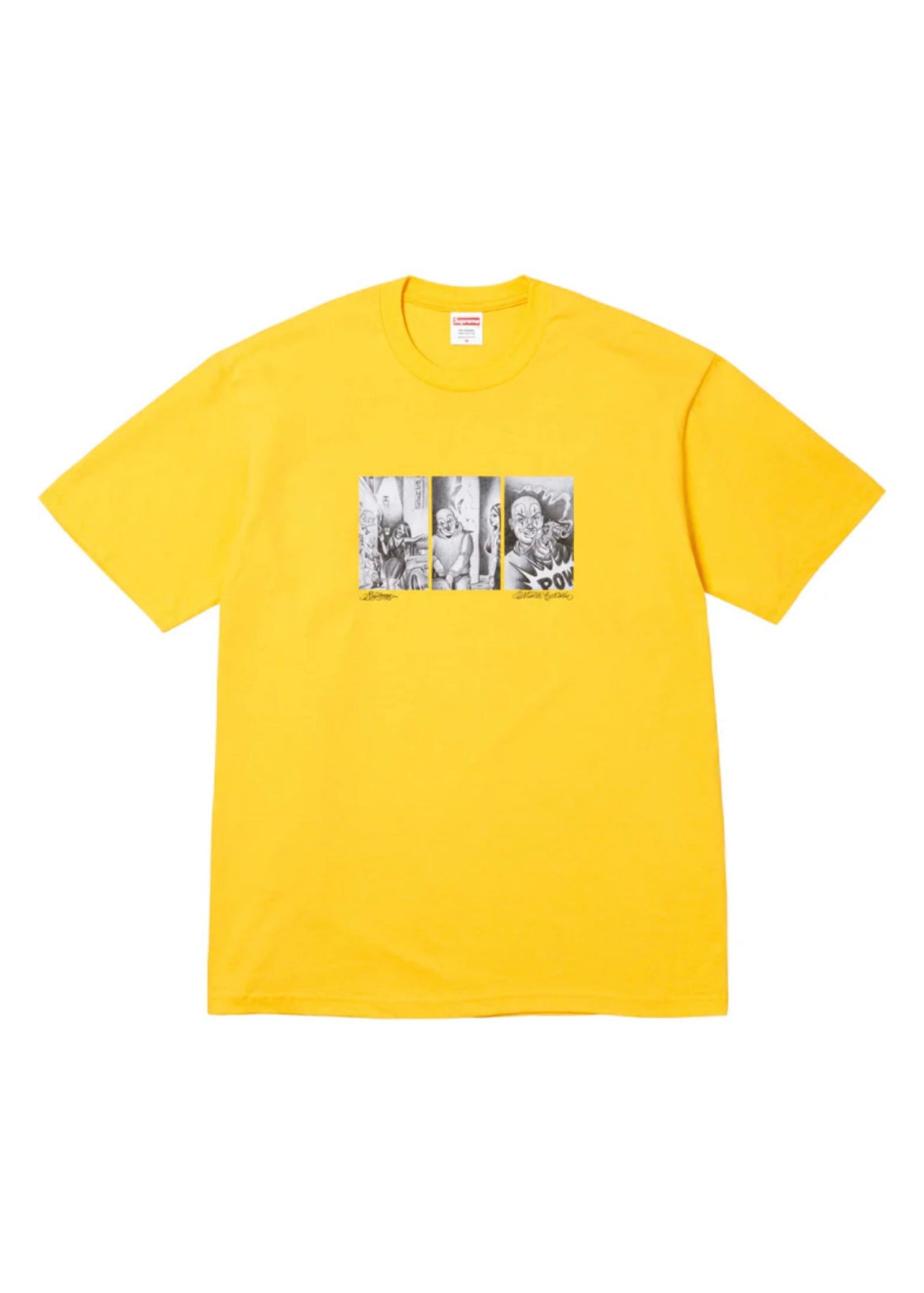 Supreme Yellow Mister Catoon Pow T-Shirt - 1