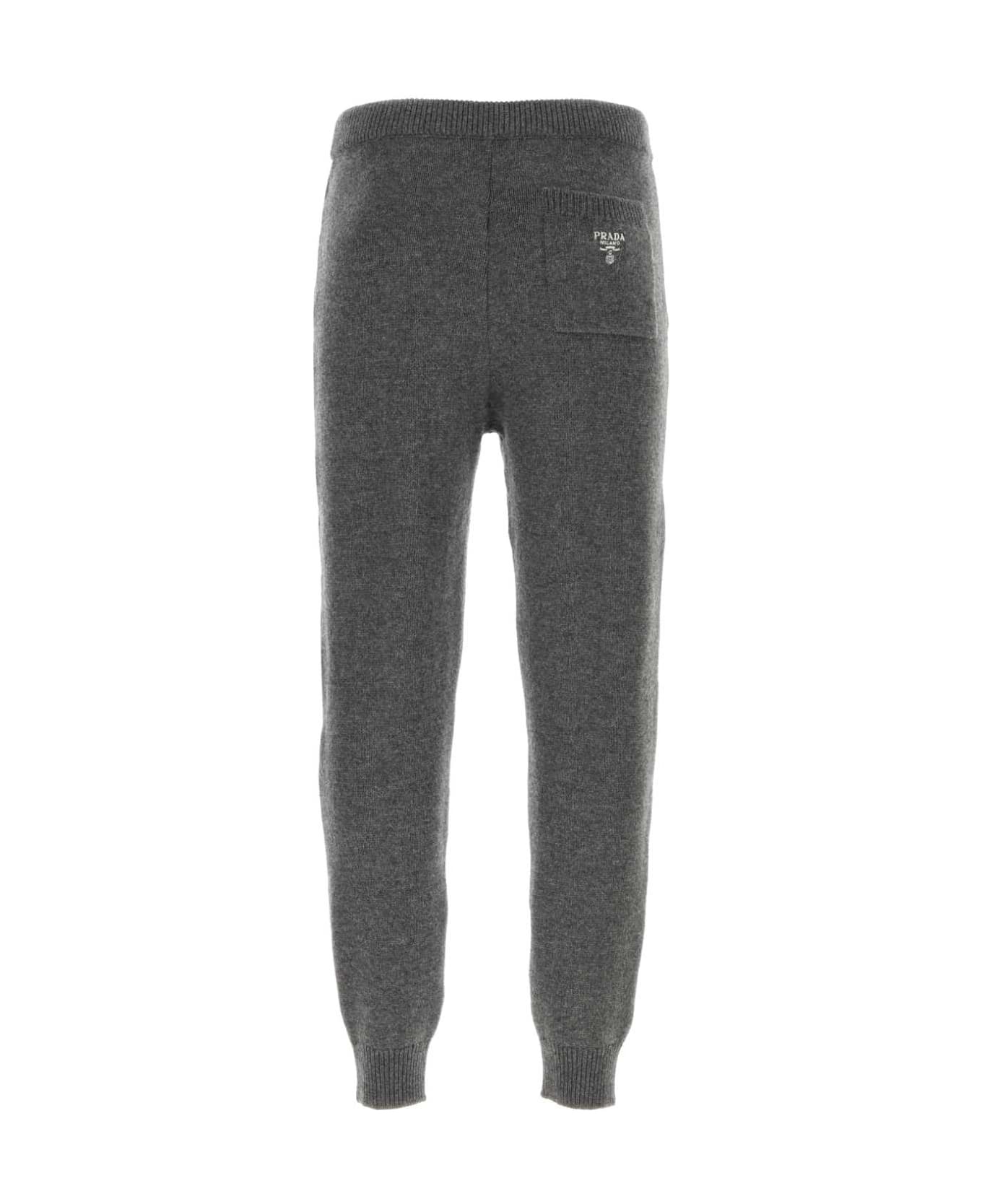 Dark Grey Cashmere Joggers - 2