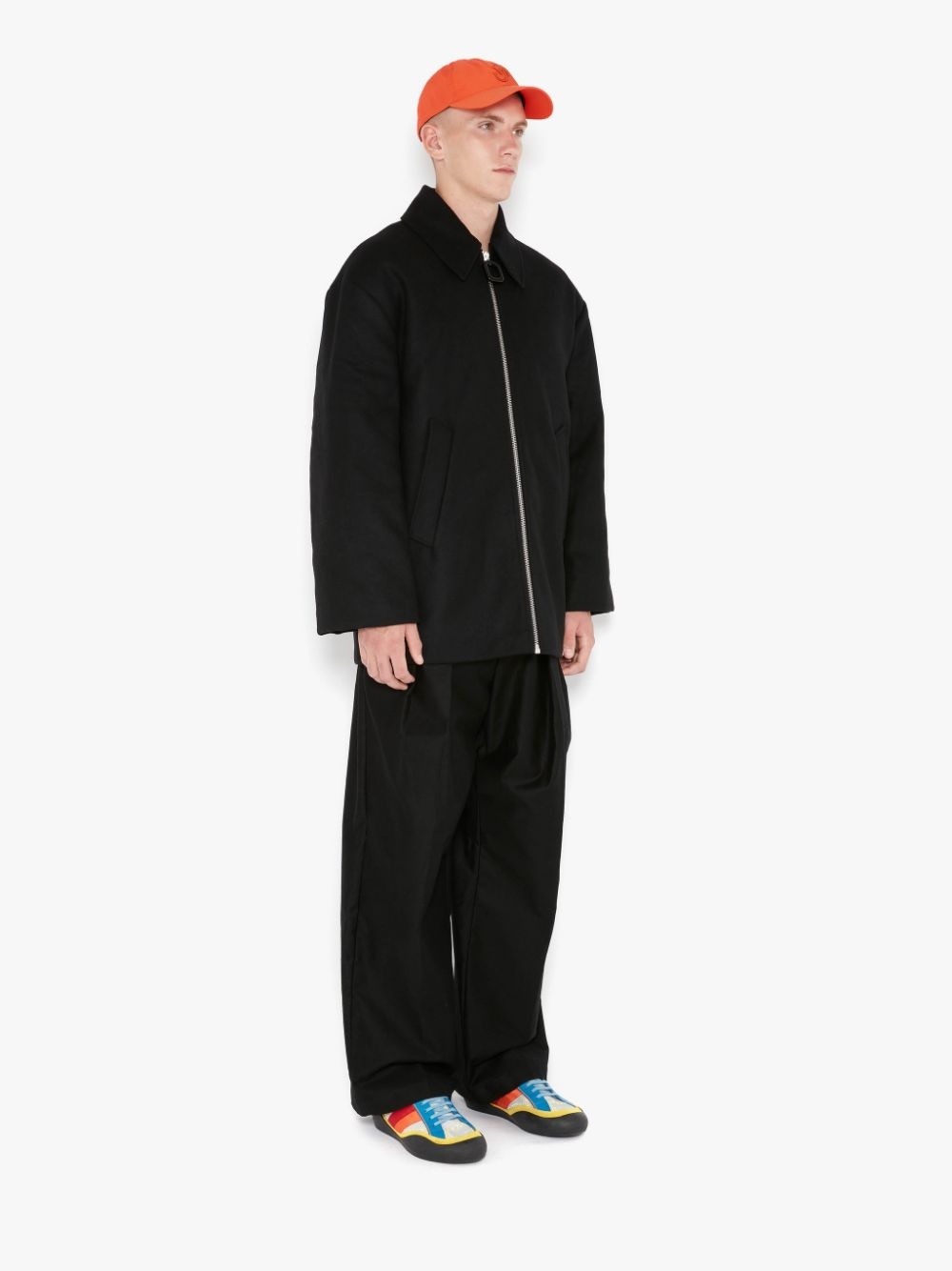 PADDED WOOL SHORT COAT - 3