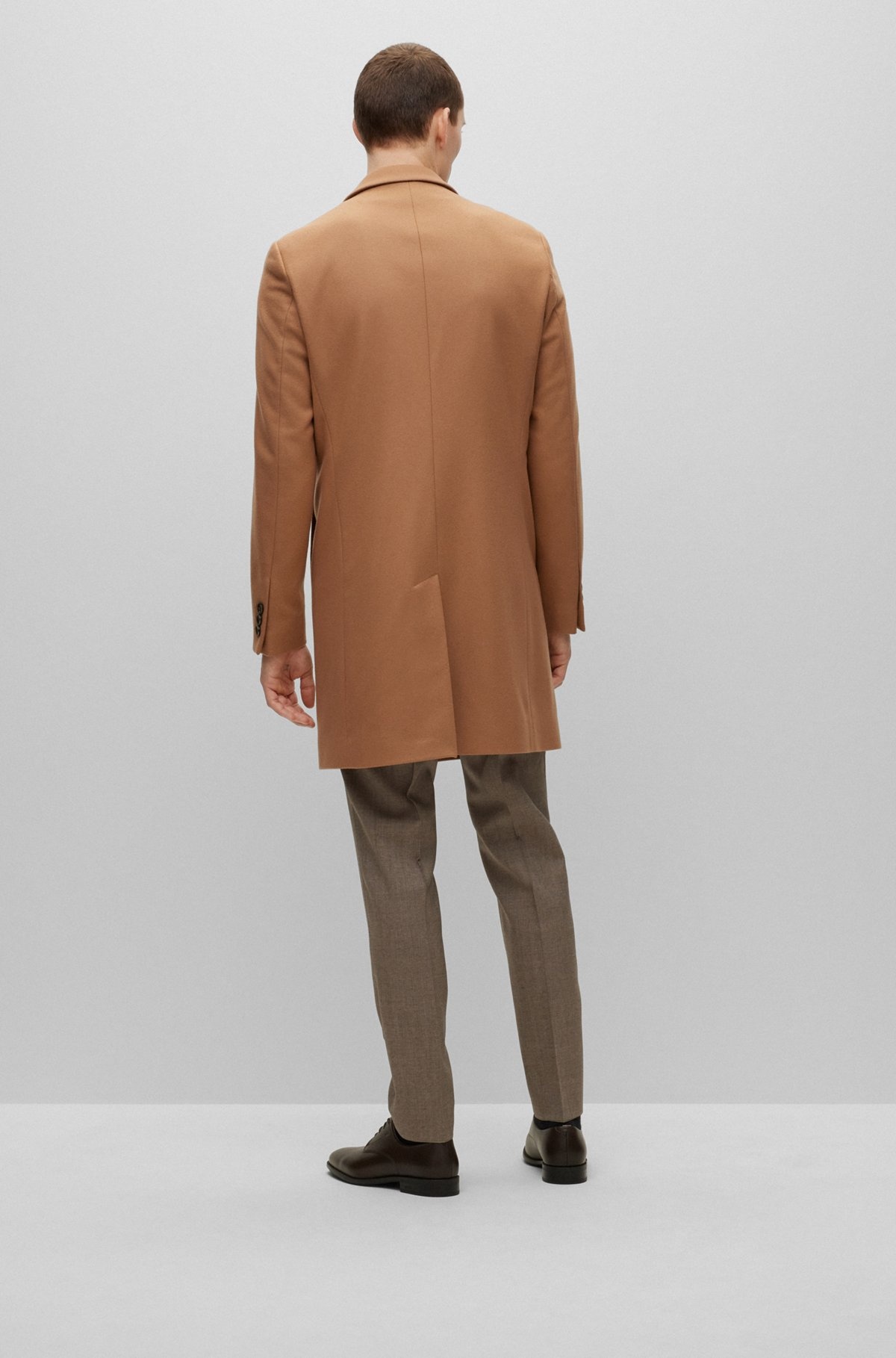 SLIM-FIT COAT IN A VIRGIN-WOOL BLEND - 5