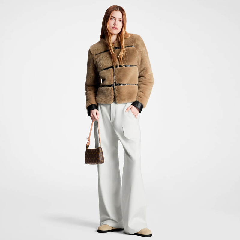 Louis Vuitton Bomber Collar Mink Jacket outlook