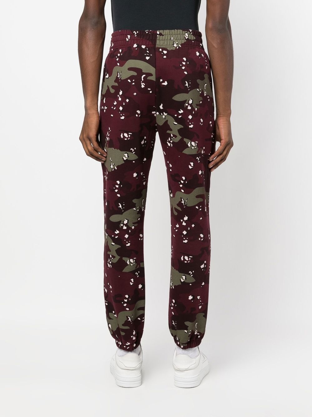 camouflage-print cotton joggers - 4