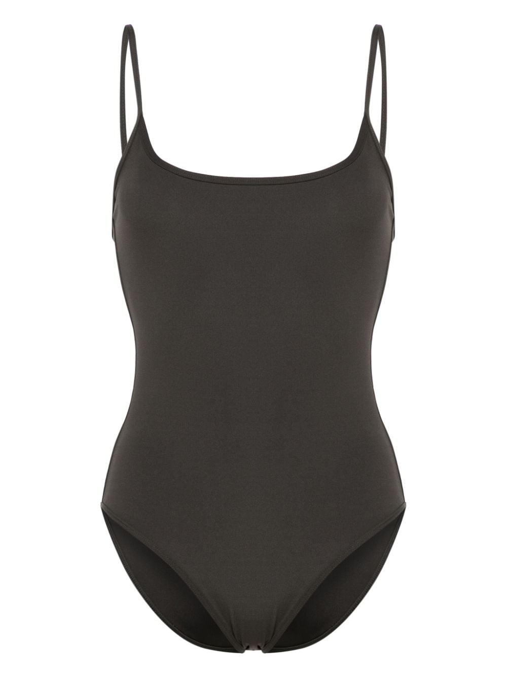 square-neck high-cut swimsuit - 1