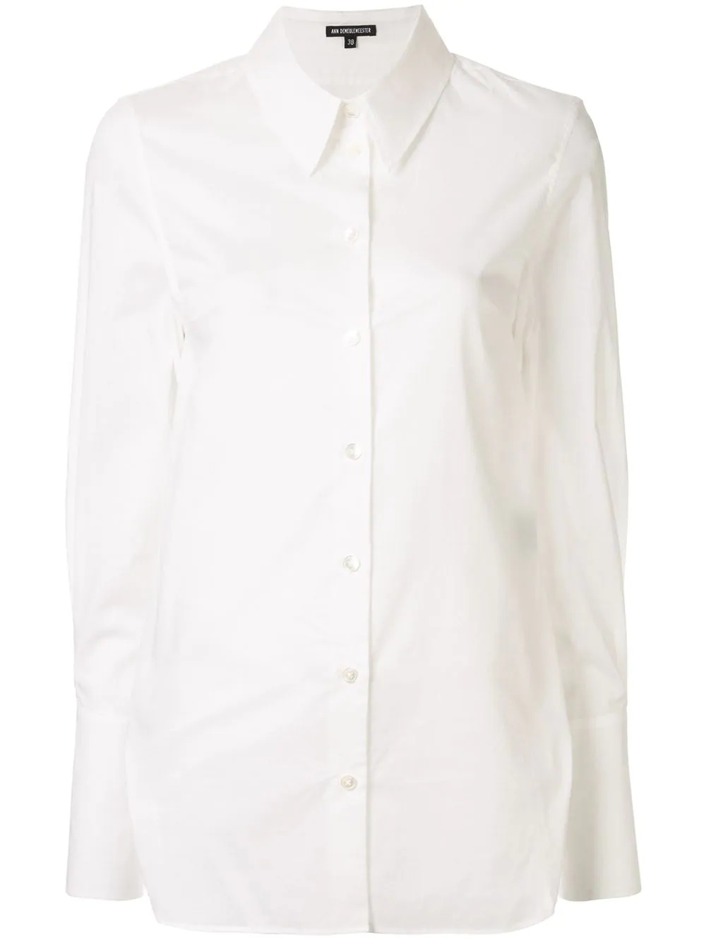 plain fitted shirt  - 1