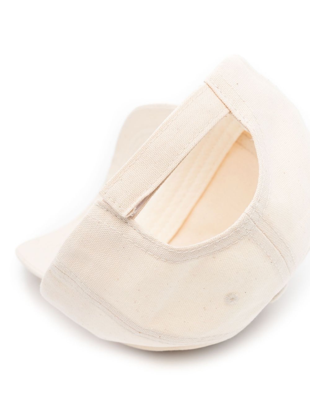 logo-embroidered canvas cap - 2