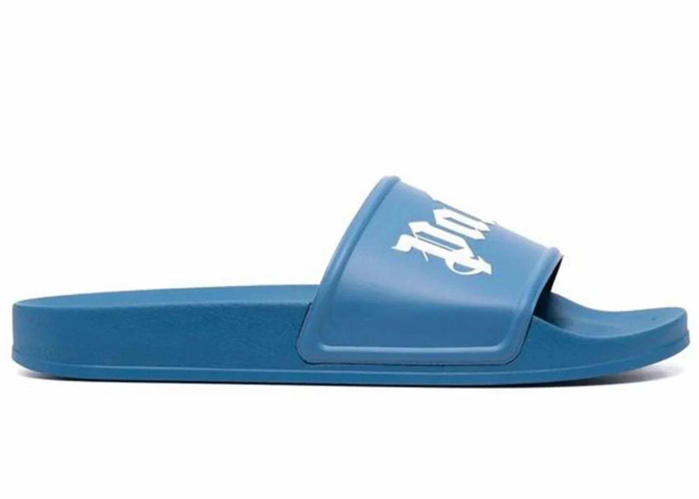 Palm Angels Pool Slides Sky Blue White - 1
