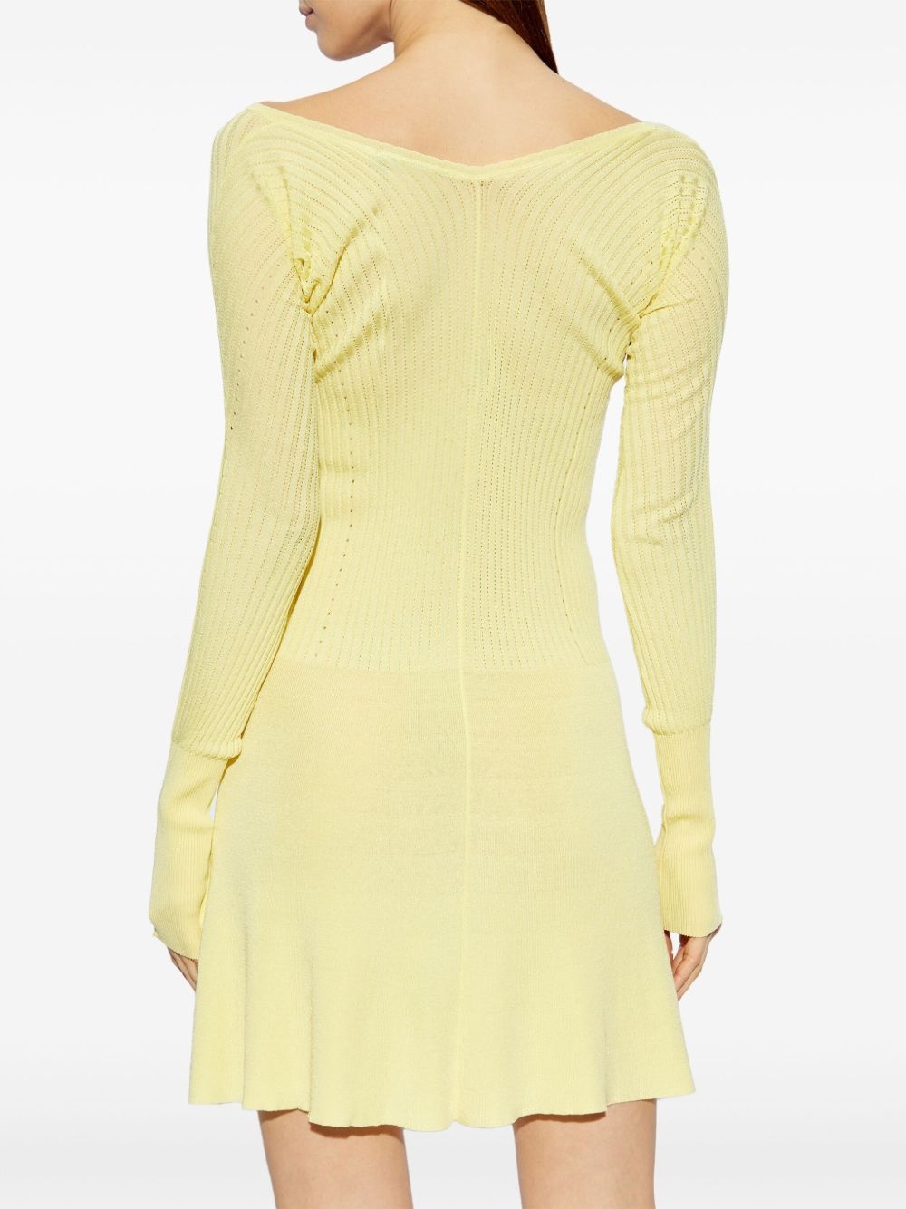 La Robe ribbed minidress - 4