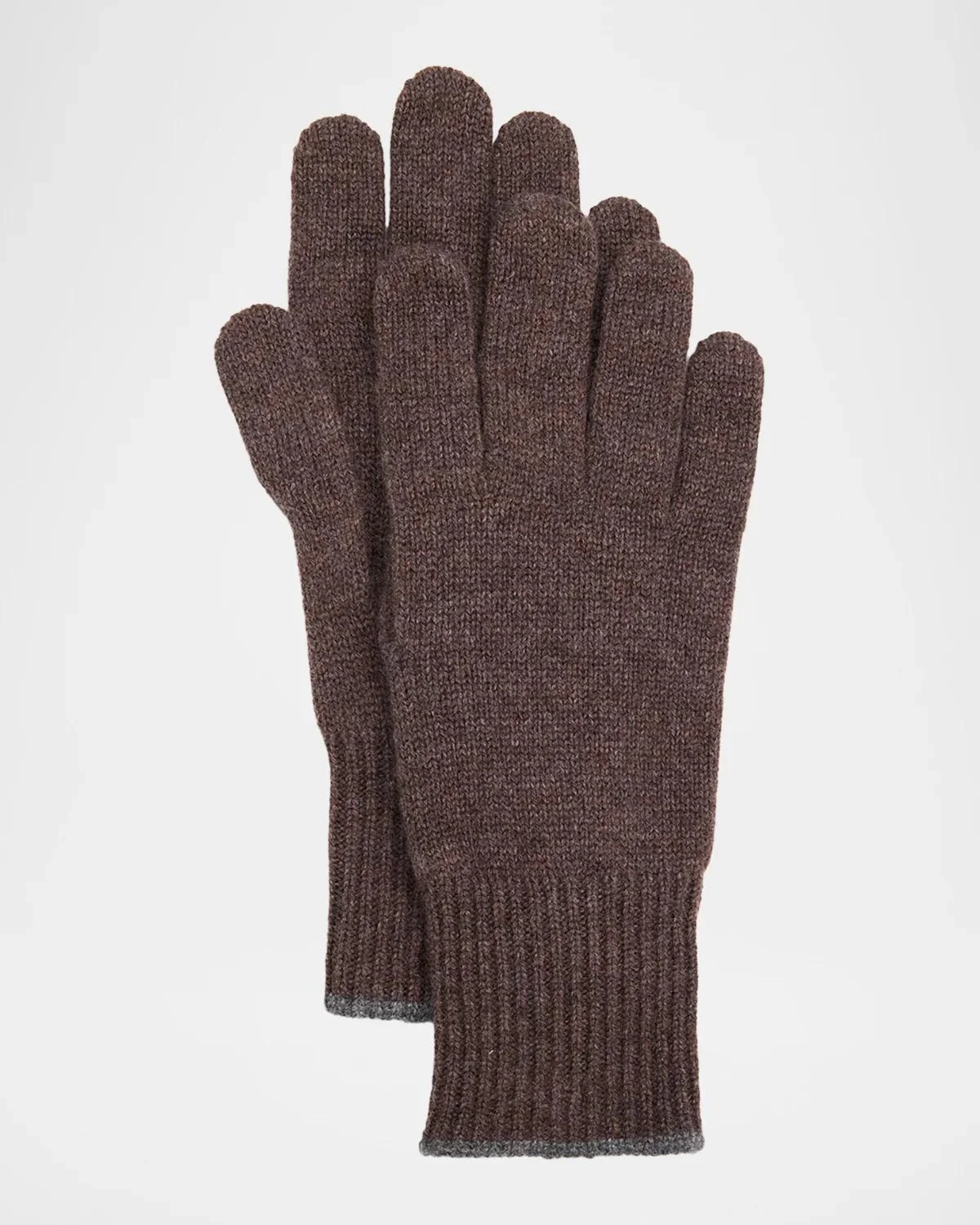 Men's Cashmere Knit Gloves - 1
