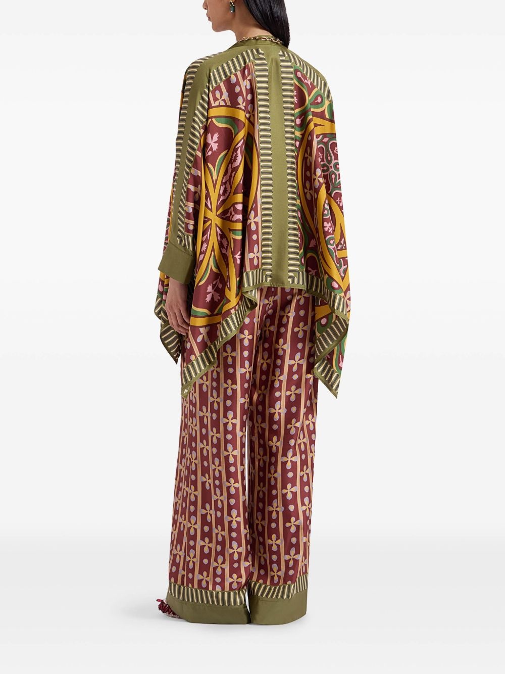 graphic-print palazzo pants - 3