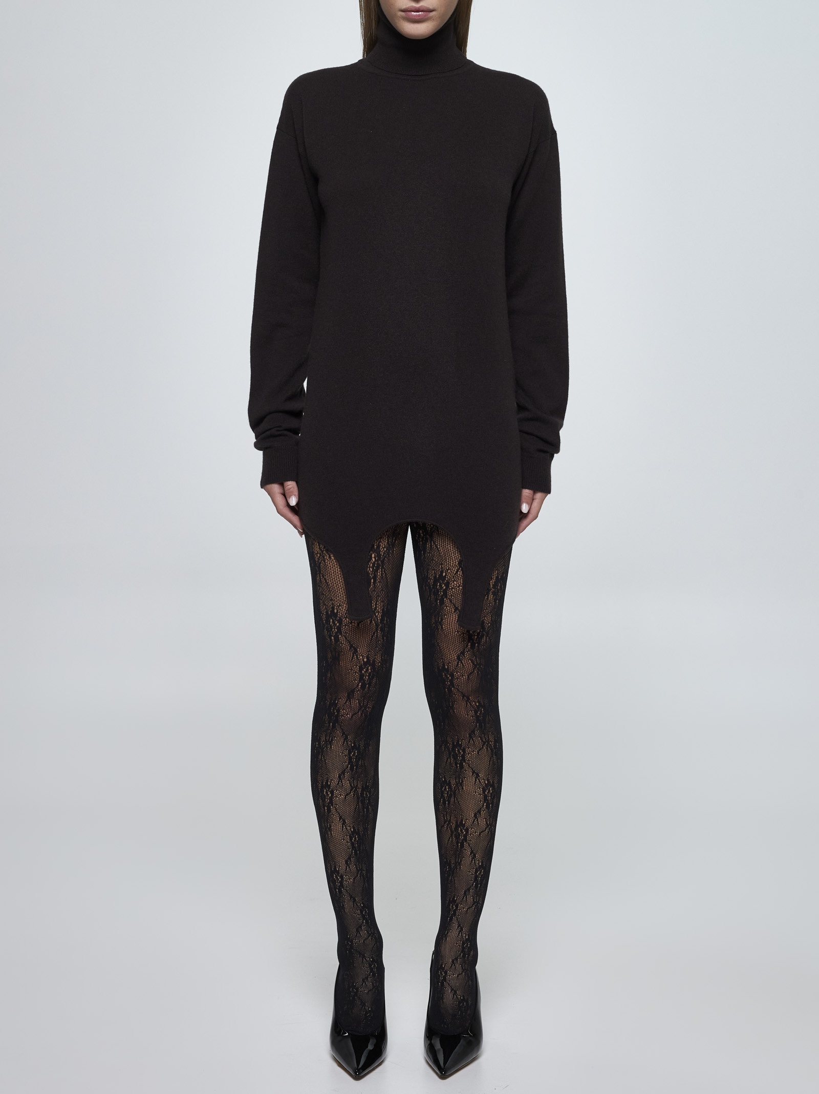 Garter cashmere turtleneck - 2