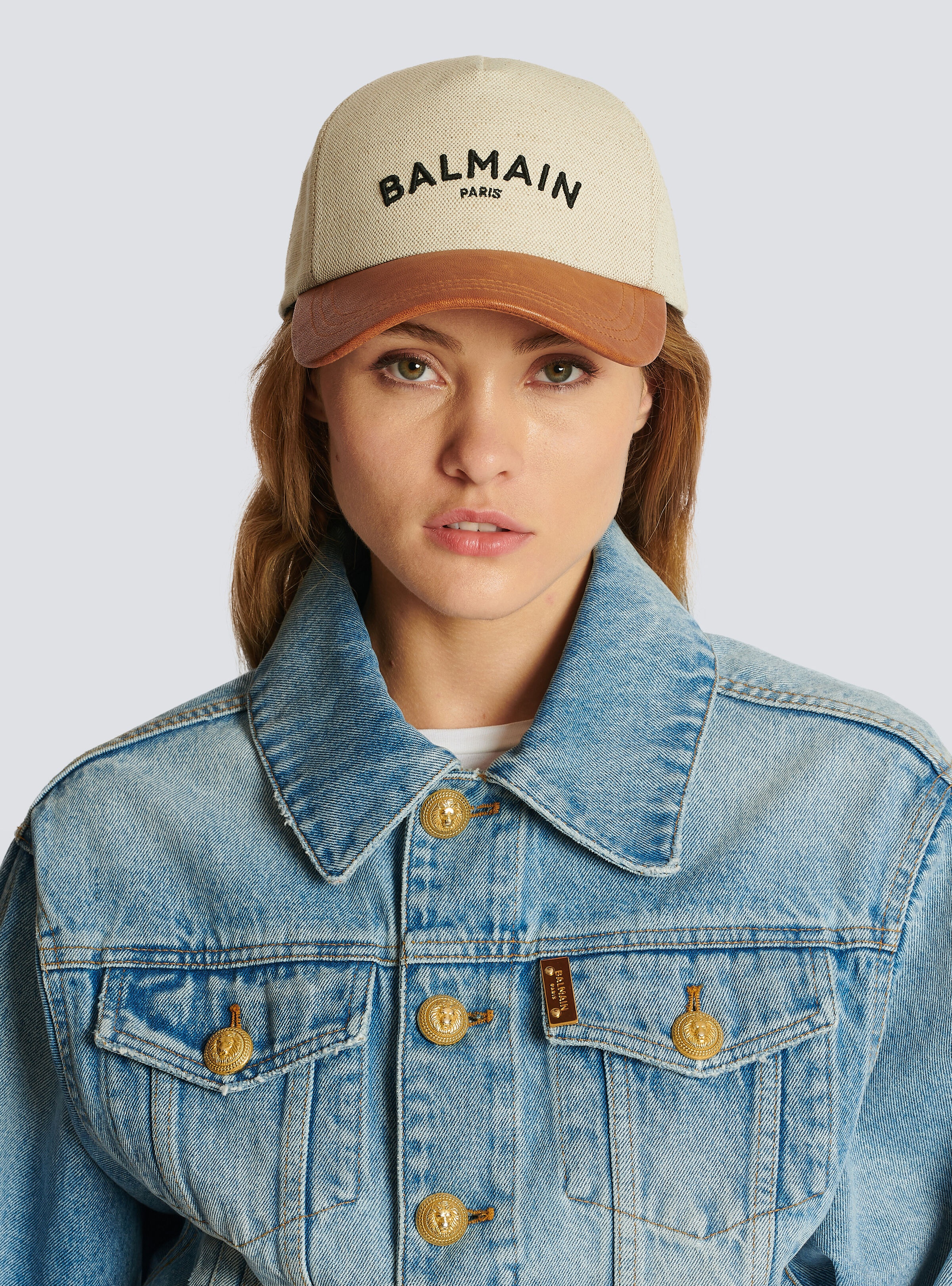 Cotton cap with Balmain logo - 2