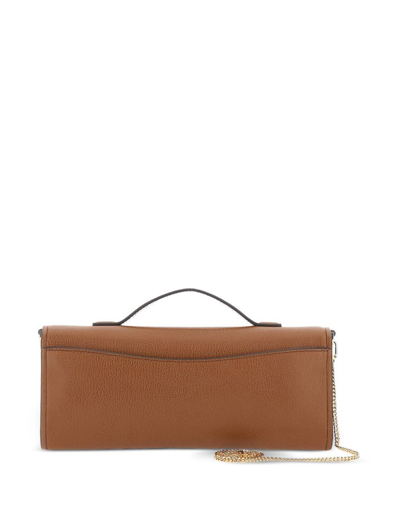 MICHAEL KORS Hamilton Moderne padlock-detail clutch bag outlook