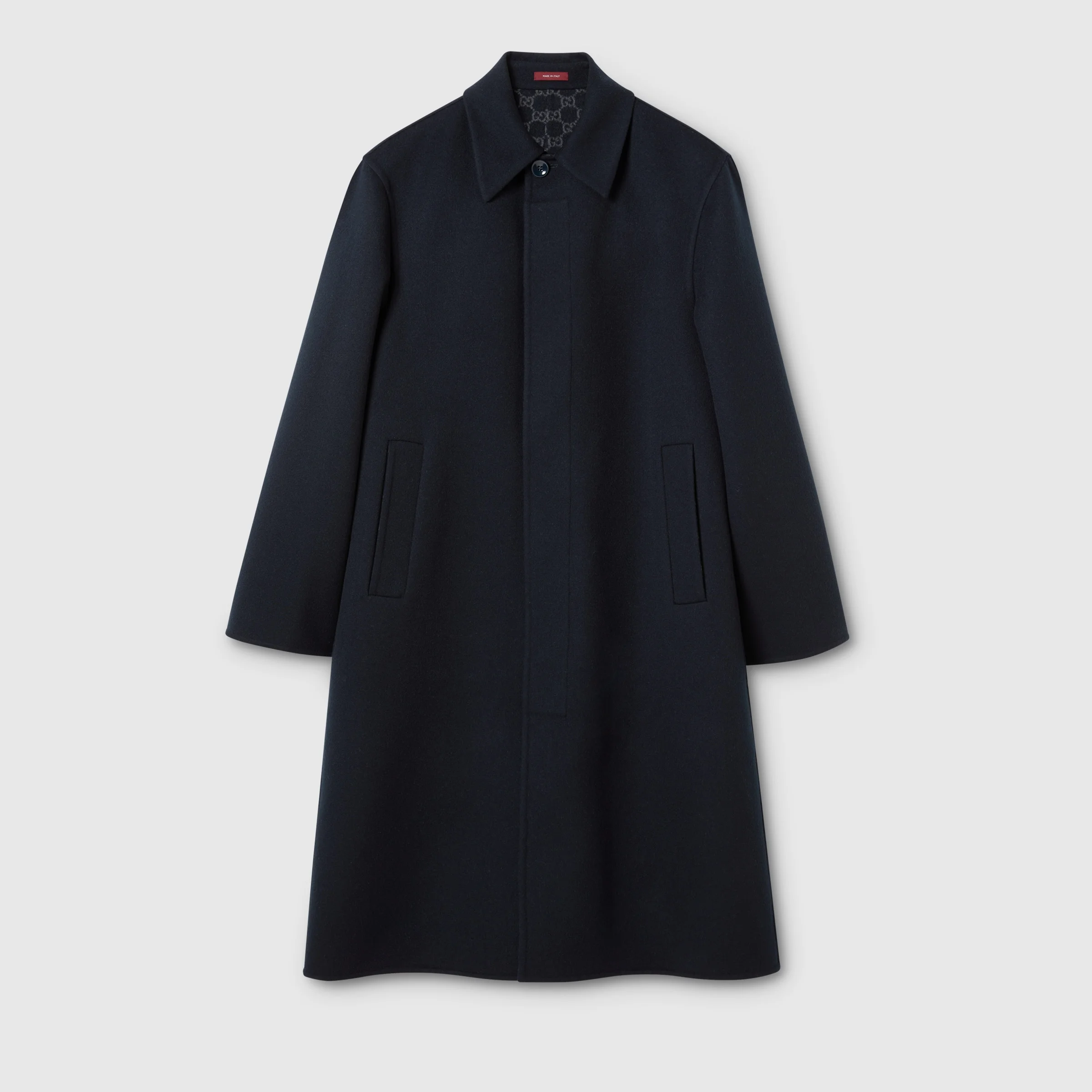 Reversible double wool coat - 1