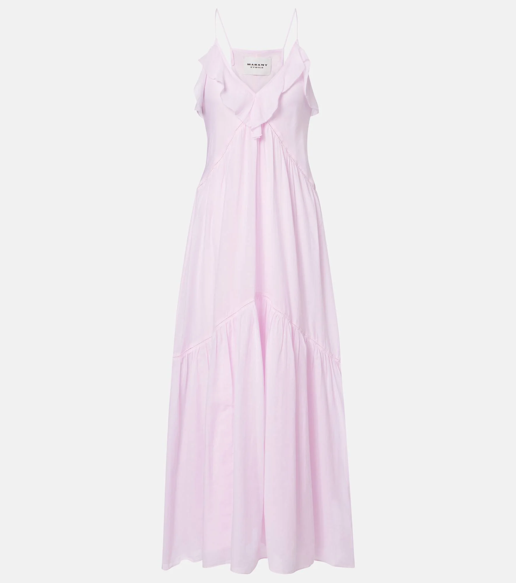 Vasma ruffled cotton-blend maxi dress - 1