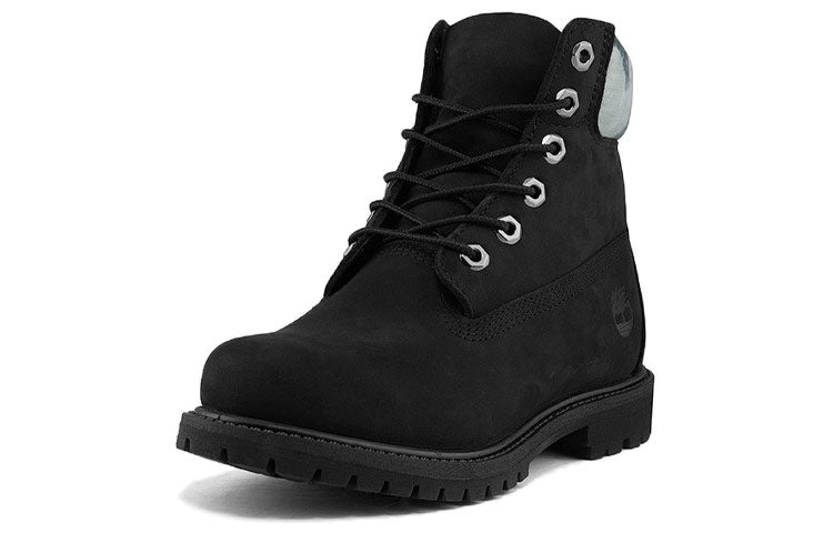 (WMNS) Timberland Premium 6-inch Waterproof Boot 'Black Nubuck' A2ESH - 4