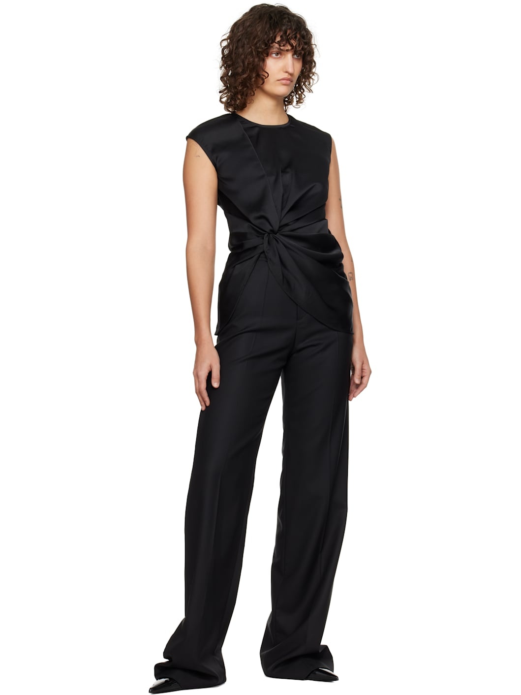Black Bourdin Blouse - 4
