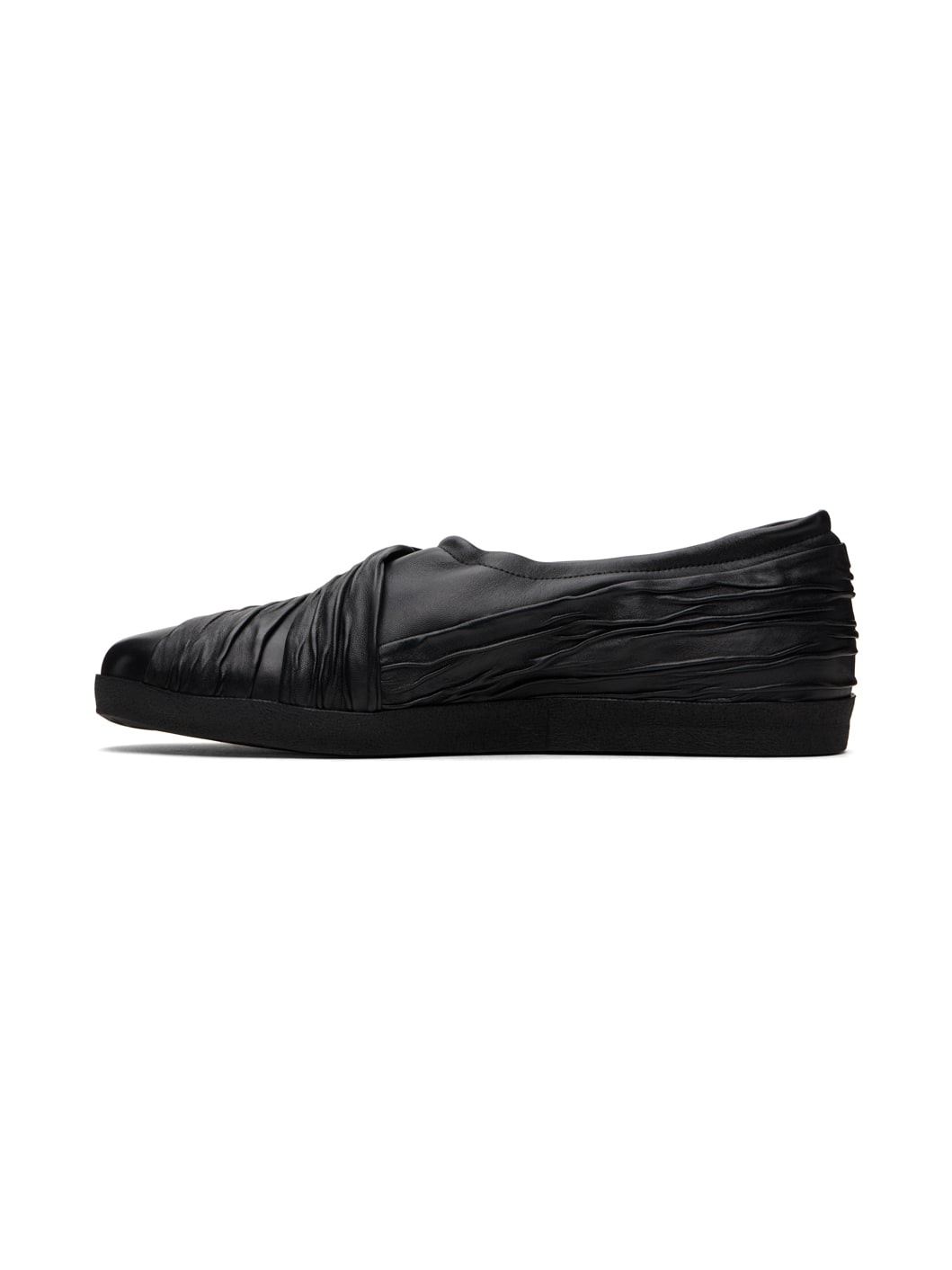 Kiko Kostadinov Wrinkled Slip On Shoes Anthracite | slamjam