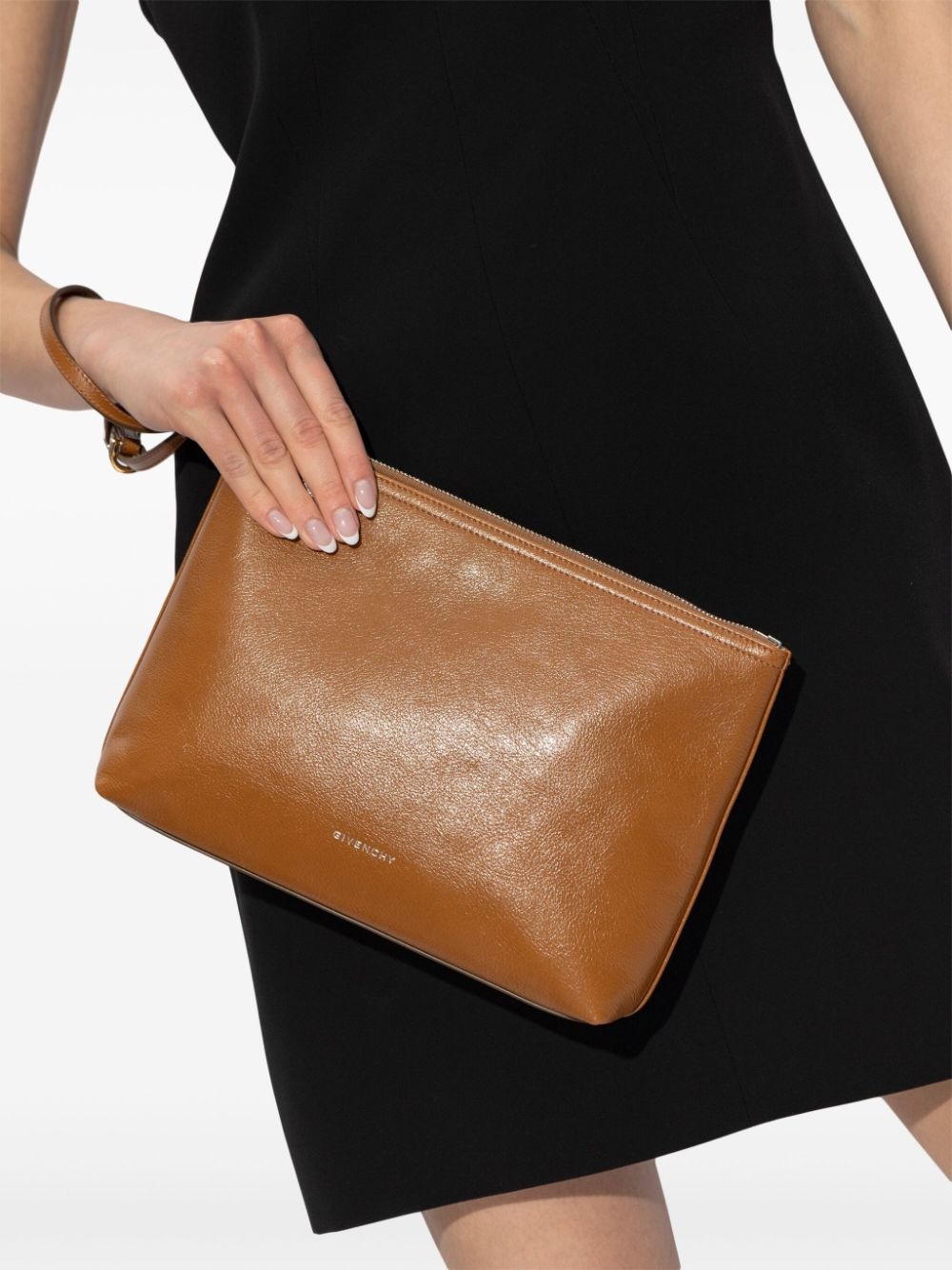 Voyou leather clutch bag - 2