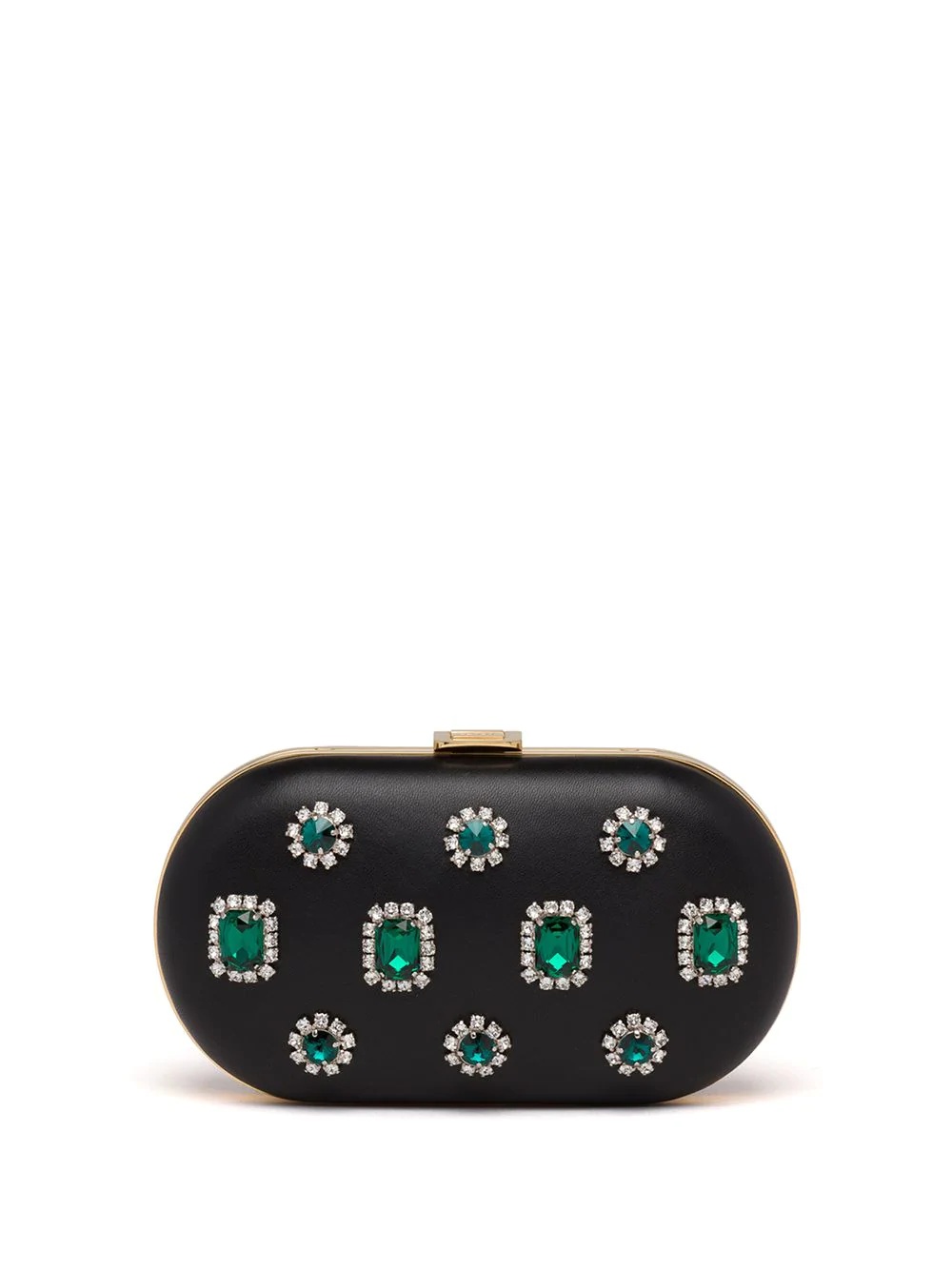 jewel appliqué clutch - 1