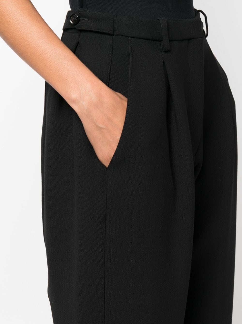 cropped tapered trousers - 5