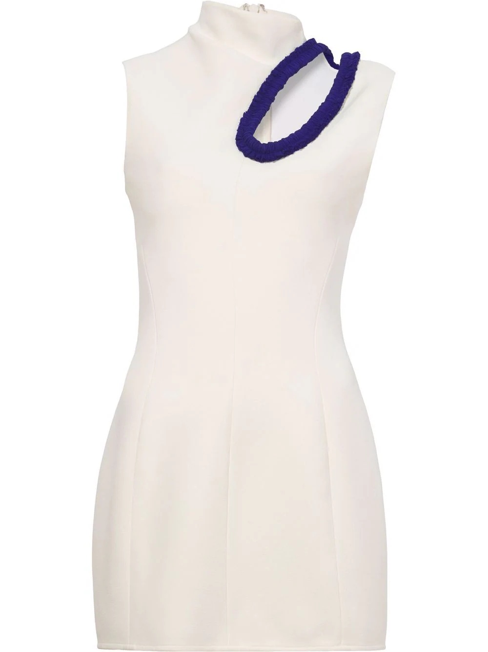 Bi-Stretch Crepe Cut Out Shell - 1