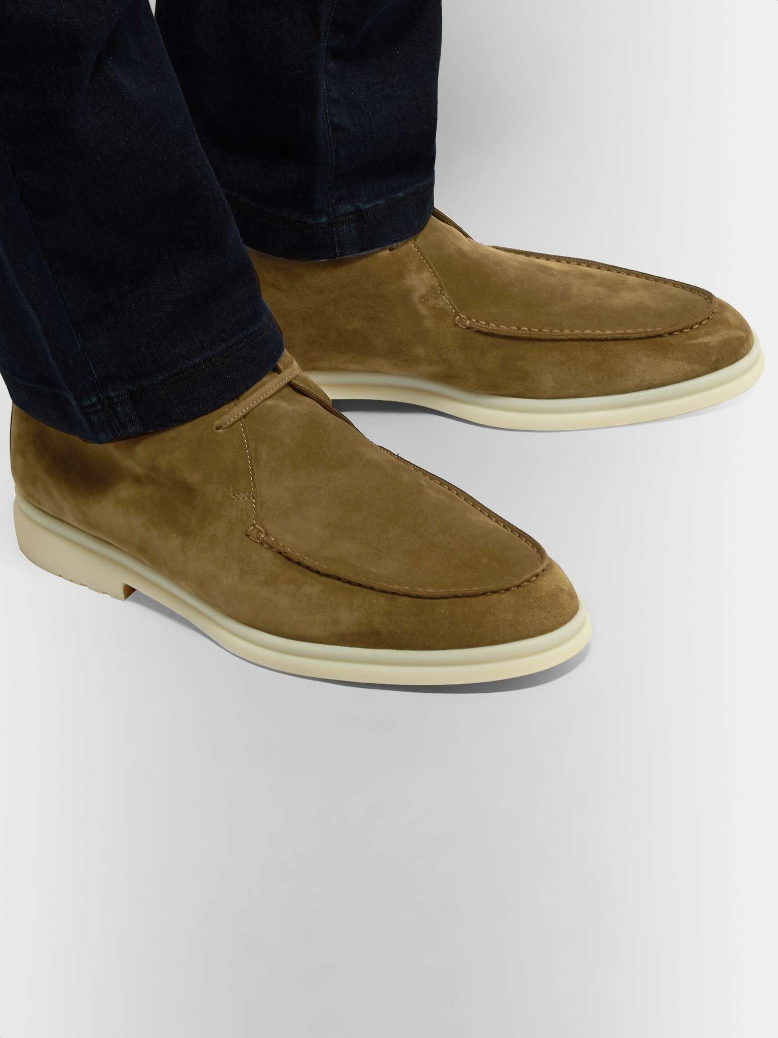 Walk and Walk Cashmere-Lined Suede Boots - 2