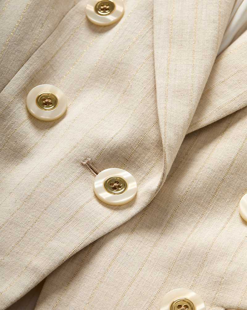 GAYA METALLIC PINSTRIPE DICKEY JACKET 4