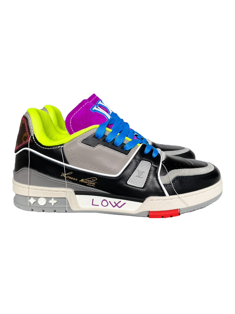 LOUIS VUITTON Paris Exclusive Trainer Sneakers 'Brown' 1AAQ25 - 2