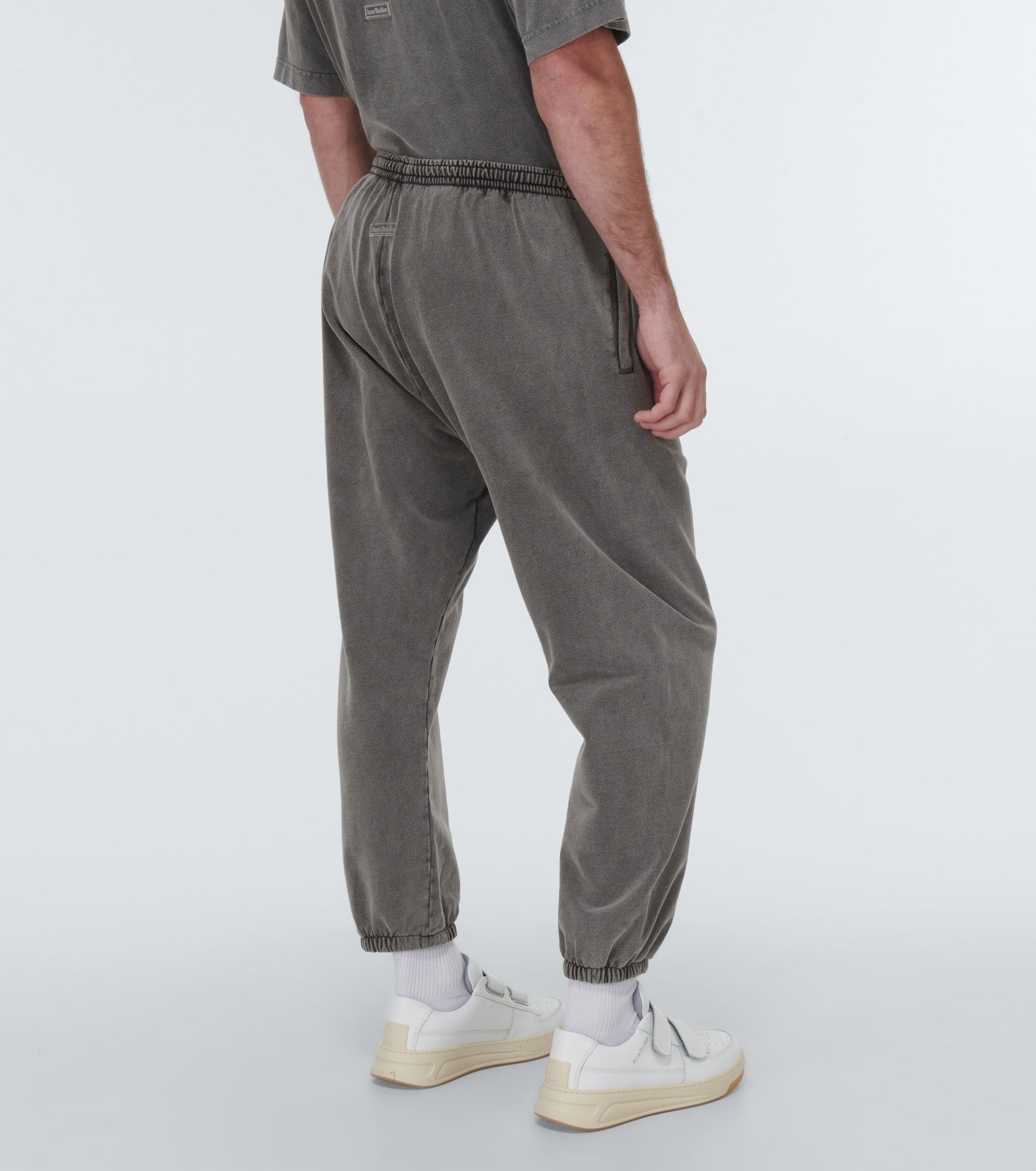 Faded cotton sweatpants - 4