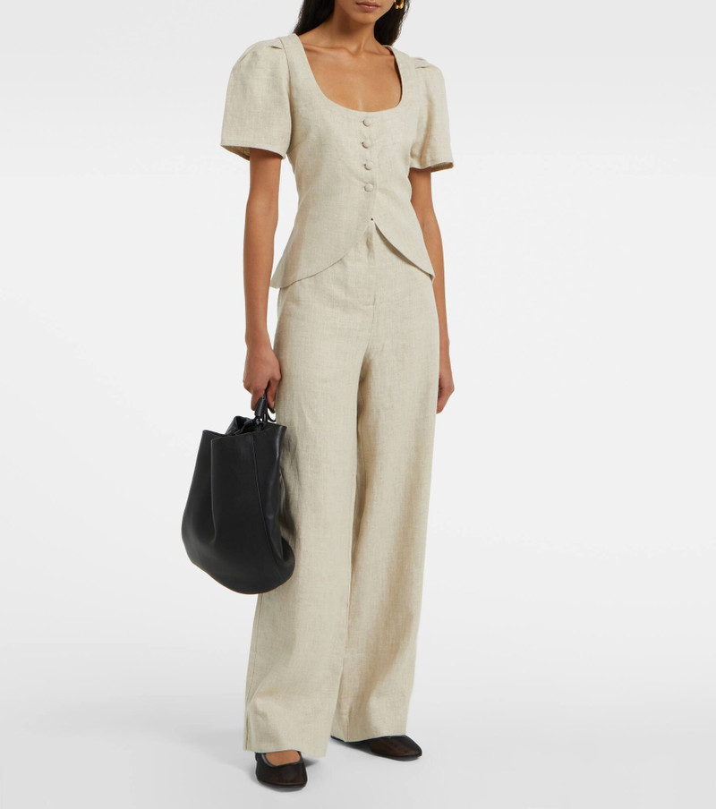 FAITHFULL Emma linen top outlook