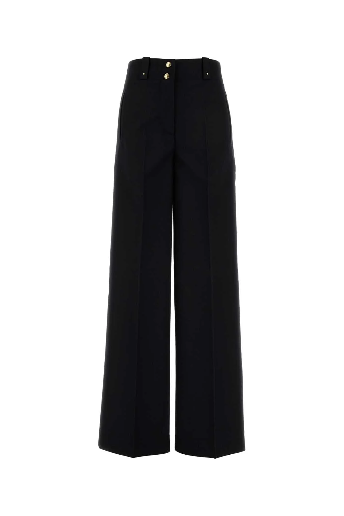 Moncler Women Black Polyester Blend Palazzo Pant - 1