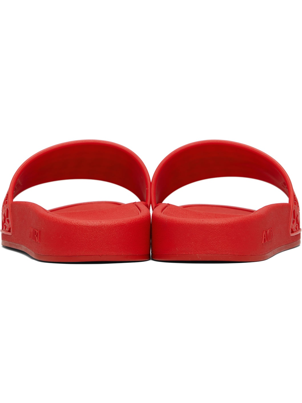 Red MA Quad Pool Slides - 2