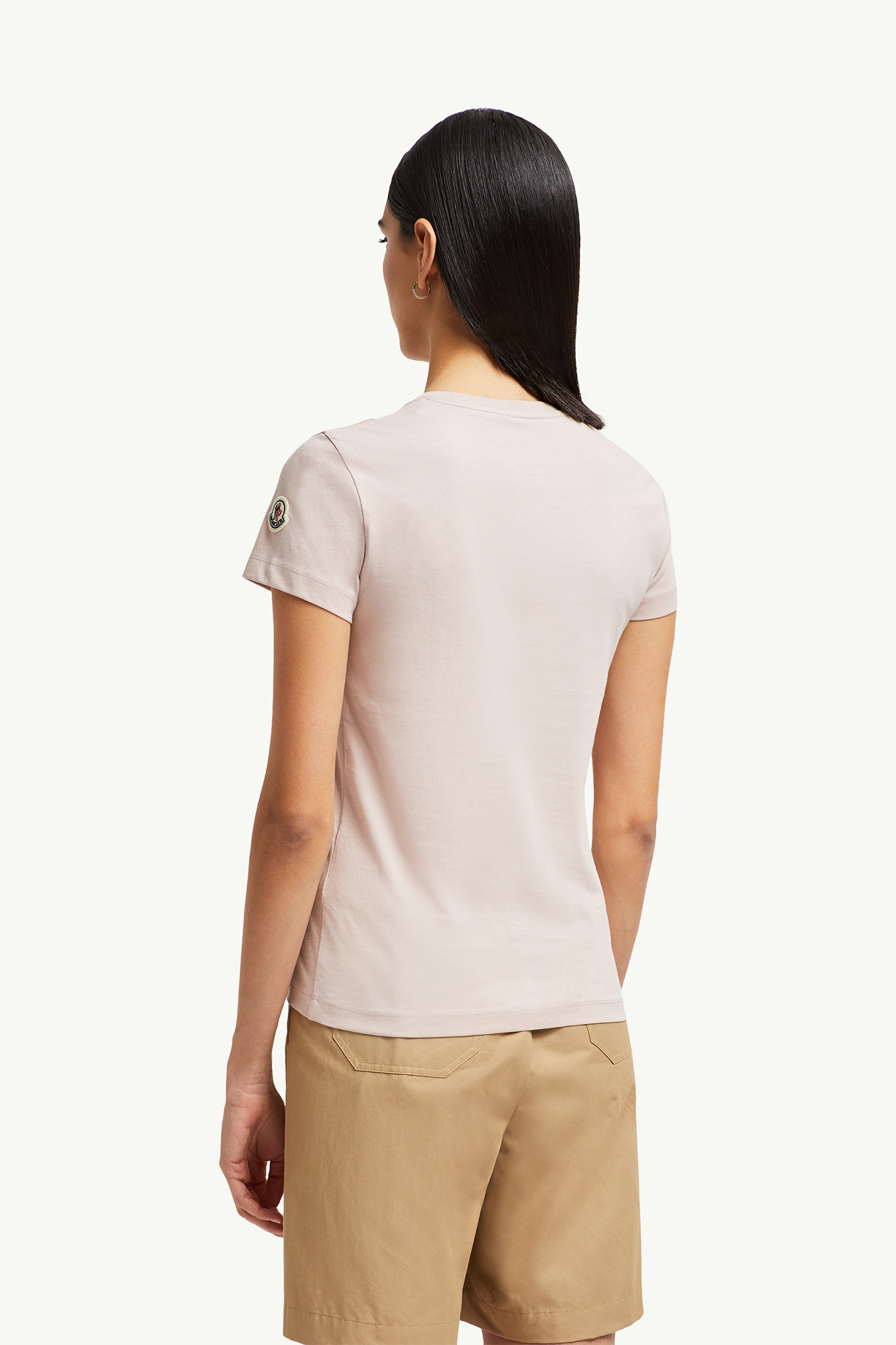 Pearl-Embroidered Logo Cotton T-Shirt - 5