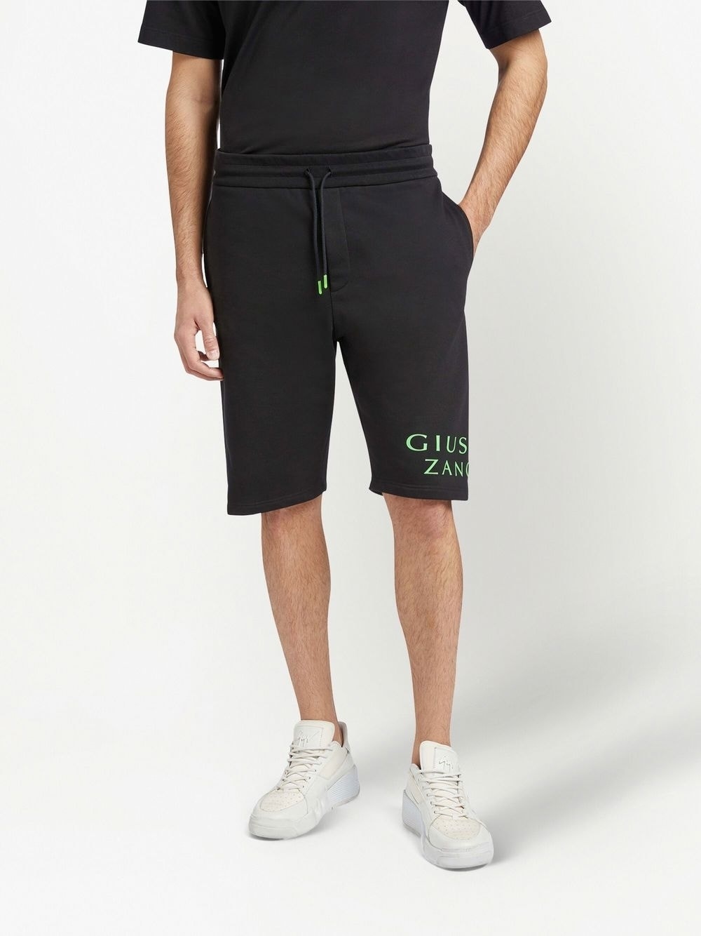 Lr-43 logo-print sweat shorts - 3