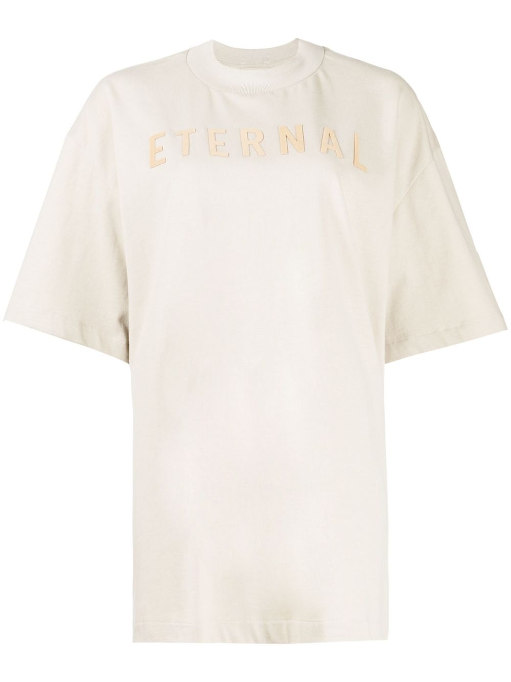 Eternal logo-flocked cotton T-Shirt - 1