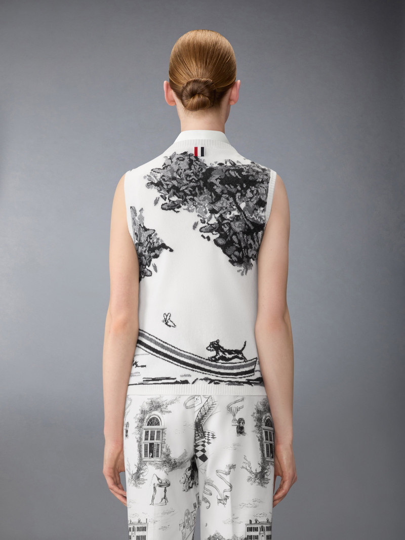 CASHMERE HECTOR TOILE SHELL TOP 3